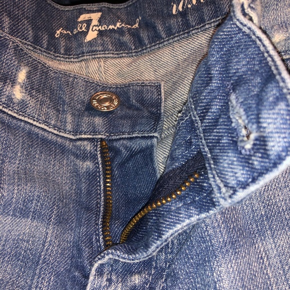 7 for all mankind Roxanne Distressed Jeans. Size 25 - Picture 7 of 8